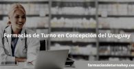 Farmacias de Turno en Concepción del Uruguay