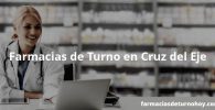 Farmacias de Turno en Cruz del Eje