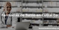 Farmacias de Turno en Cutral Co