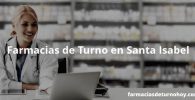 Farmacias de Turno en Santa Isabel