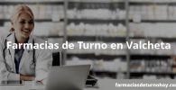 Farmacias de Turno en Valcheta